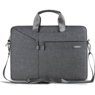 👉 Zakelijke laptop tas tot 13.3 inch - MacBook tas - Grijs