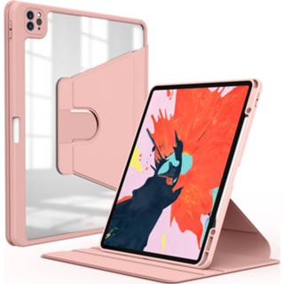 👉 Roze Waltz Draaibare hoes iPad Pro 12.9 inch - 2021 8720604091335