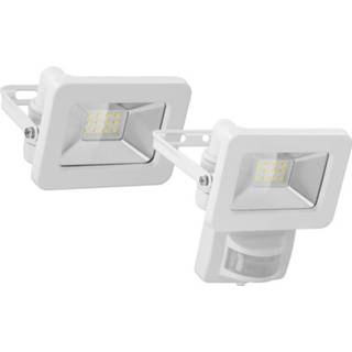 👉 Goobay LED Buiten Spotlight met Bewegingsdetector Wit, 20 Watt - 1700 Lumen