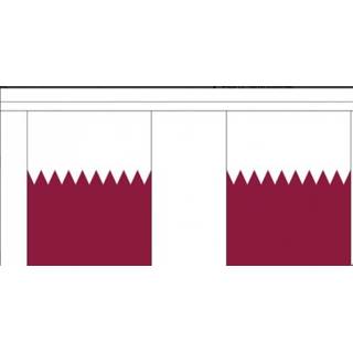 👉 Vlaggenlijn stof active Qatar - 3 meter I 7435127540536