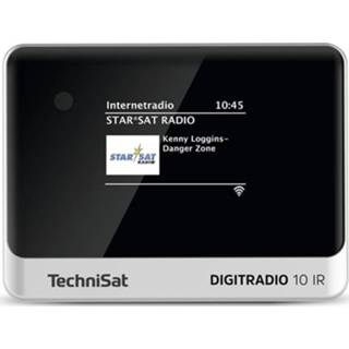 👉 Draagbare radio zilver Technisat digtale DAB+ DigitRadio 10 IR (Zilver) 4019588139459