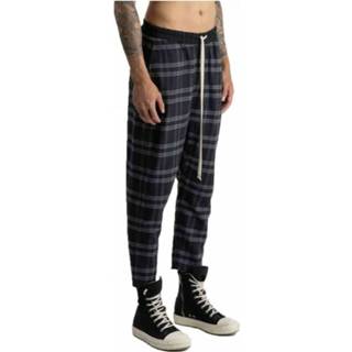👉 L male zwart Pantalone Scozzese 139644792887