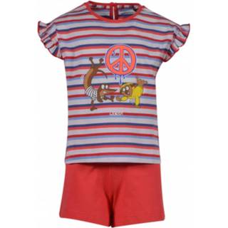 👉 Pyjama vrouwen rood meisjes Meisjes-Dames Gestreept 5400574373954