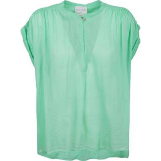 👉 Sleeveless m vrouwen groen TOP