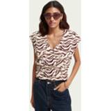 👉 XS wovens vrouwen Scotch & Soda Mouwloze wikkeltop 8719029727615
