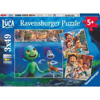 👉 Puzzel kinderpuzzels Disney Pixar Luca's Avonturen (3x49 stukjes) 4005556055715