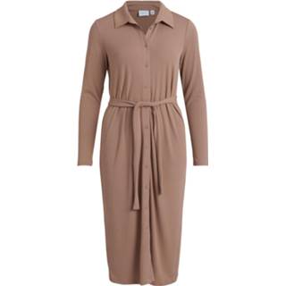 👉 Blousejurk gerecycled materiaal vrouwen bruin 'Miano' 5713788311279