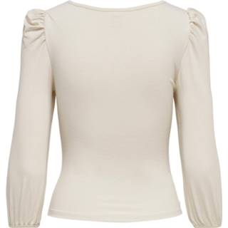 👉 Shirt jersey l vrouwen beige 'Meya' 5715219551216