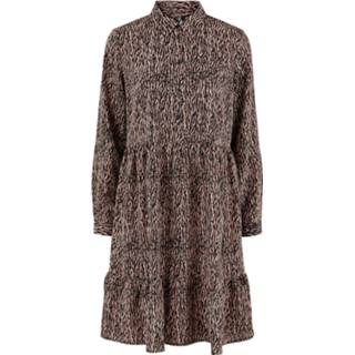 👉 Blousejurk gerecycled materiaal vrouwen bruin 'Vista' 5715224159780