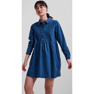 👉 Blousejurk denim vrouwen blauw 'Heva' 5715217781301