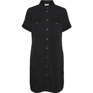 👉 Blousejurk denim vrouwen zwart 'Signe' 5715210045172