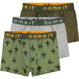 Boxershort jongens Name It Olive Night Cactus Boxershorts Junior (3-pack) 5715213591348