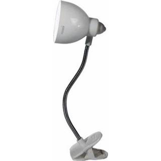 👉 Boek wit kunststof LED leeslampje met klem