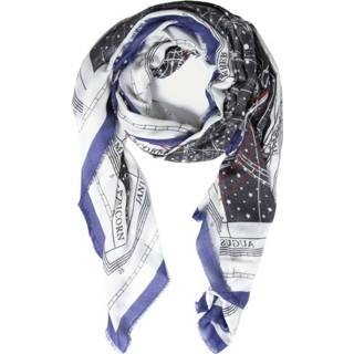 👉 Onesize vrouwen paars Foulard galaxy