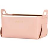 👉 Mand roze groot active mannen Desktop lederen opslag sundries sieraden sleutel opbergdoos, grootte: (roze)