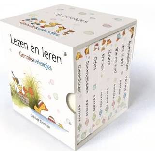 👉 Kartonboekje leer active Uitgeverij gottmer kartonboekjes lezen en leren met gonnie&vriendjes - 8st 9789025775216
