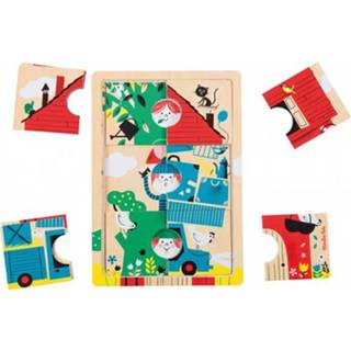 👉 Lagenpuzzel active Moulin roty drie lagen puzzel les bambins - 3x6st 3575677133018
