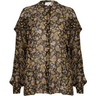 👉 Blous l vrouwen bruin Blouse