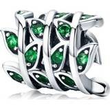 👉 Sterling zilveren krasl active S925 kralen lente landschap hanger