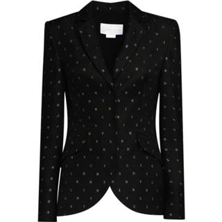 👉 Blazer vrouwen zwart Jacquard lurex-trimmed 8052672146397