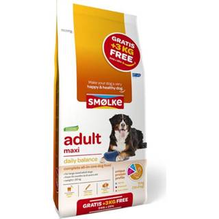 👉 Hondenvoer active Smolke Adult Maxi 12 + 3 kg 8710429017887