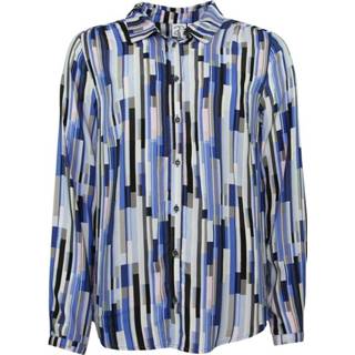 👉 XL vrouwen blauw Odessa Bluser 1647263578588