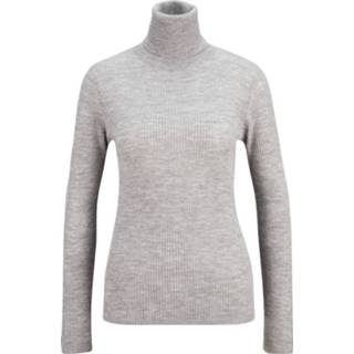 👉 M vrouwen grijs Rollkragenpullover 4063321161047