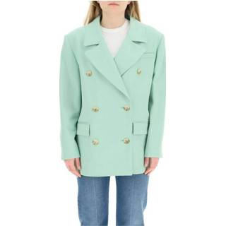 👉 Blazer m vrouwen groen Double-breasted