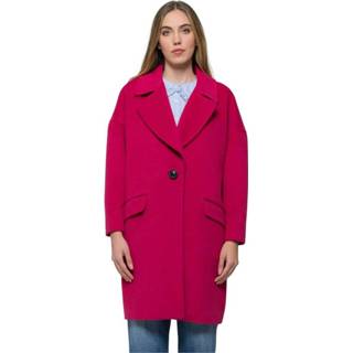 👉 M vrouwen roze Cappotto Oversize 8053018860472