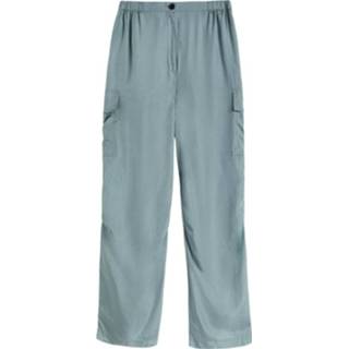 👉 Vrouwen blauw Pantalone cargo taffetas celeste