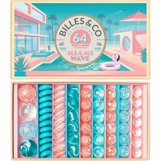 👉 Knikker active Billes&co knikkers box - miami wave 64st