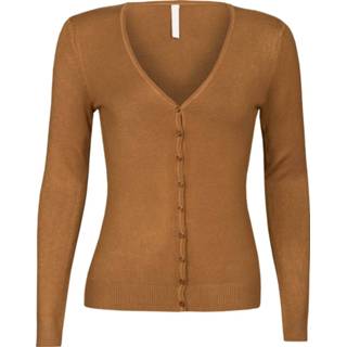 👉 Vest One Size vrouwen bruin|camel Lilian Camel