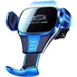 👉 Active Auto%20Lucht%20Outlet%20Inductie%20Zwaartekracht%20Telefoon%20Draadloos%20Opladen%20Houder%28Blauw%29