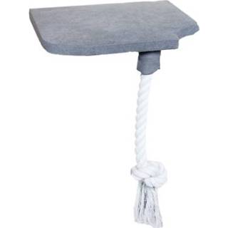 👉 Grijs All For Paws Skywalk - Step-In Platform With Rope Wandkrabpaal 32x8x28 cm 847922022709