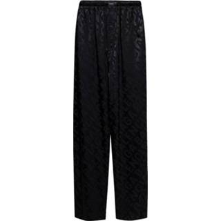 👉 Pyjama male zwart Printed pants