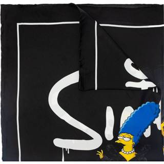 👉 Shawl onesize vrouwen zwart Shawls The Simpsons