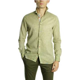 👉 M male groen Camisa Lino Lop Ocre