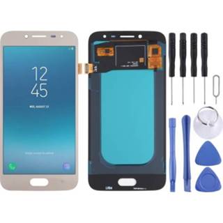 👉 Digitizer goud active OLED MATERIAAL LCD-scherm en Volledige montage voor Samsung Galaxy J2 Pro (2018) SM-J250 (goud)