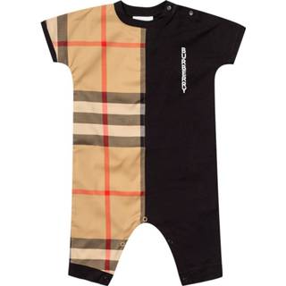 👉 Male zwart Checked bodysuit