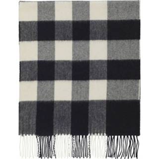 👉 Onesize vrouwen blauw Check Cashmere Scarf