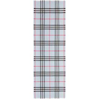 👉 Onesize male blauw Lightweight Check-Print Scarf
