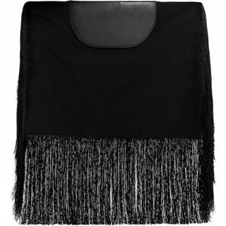 👉 Handtas onesize vrouwen zwart Olympia Fringe Detail Clutch Bag