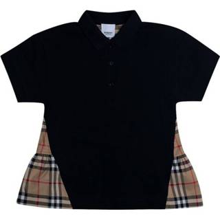 👉 Poloshirt unisex zwart Checked polo shirt