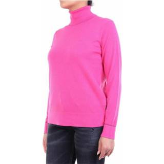 👉 XL vrouwen roze Pull col roulé laine