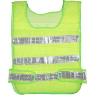 Vest groen active Reflecterende Fluorescerende Safty Doek Rijschool Bouw Verkeer Waarschuwing Werkende (Groen)