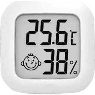 Vochtigheidsmeter wit active baby's Temperatuur- en voor babykamertemperatuur (wit)