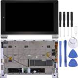 👉 Digitizer zilver active Lcd-scherm en volledige montage met frame voor Lenovo YOGA Tablet 10 / B8000 (zilver)