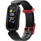 👉 Stappenteller zwart active S90 Slaapbewaking Bluetooth Sport Slimme armband (zwart)