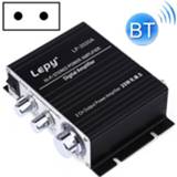 👉 Versterker active LP-2020A Auto / Huishouden HIFI Audio, Ondersteuning MP3, EU-stekker met 3A-voeding