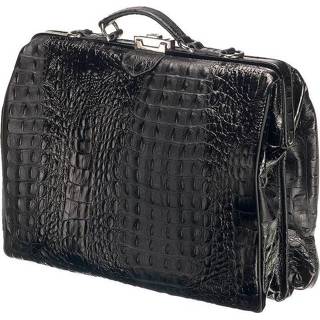👉 Laptoptas zwart leer croco Mutsaers Leren - The Classic 15.6 inch 8720634660341